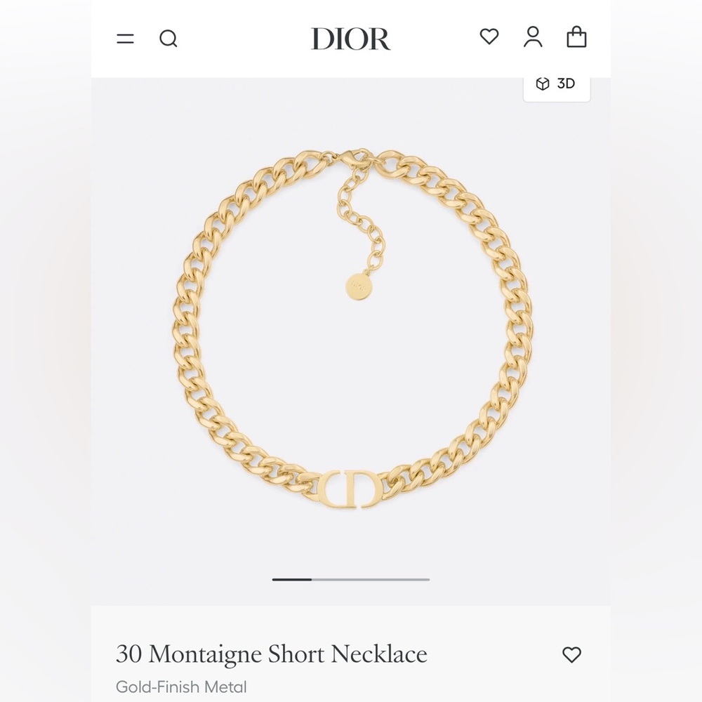 BRAND NEW 30 Montaigne Short Necklace
Gold-Finish Metal